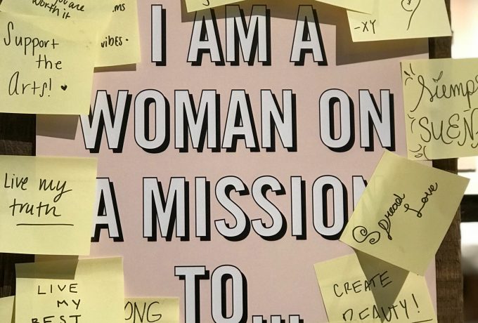 Woman on a mission